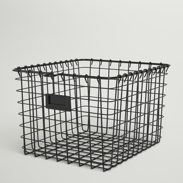 Black wire best sale blanket basket